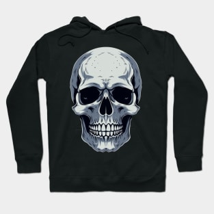 Silver Skull Hoodie